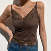 Grunge Chic Lace Trim Crop Top for Women ATHLEXES