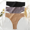 3PCS/Set Women's Cotton High Waisted Thongs S-XL Comfort ATHLEXES