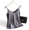 Silk Elegance V Neck Halter Cami Top for Women ATHLEXES