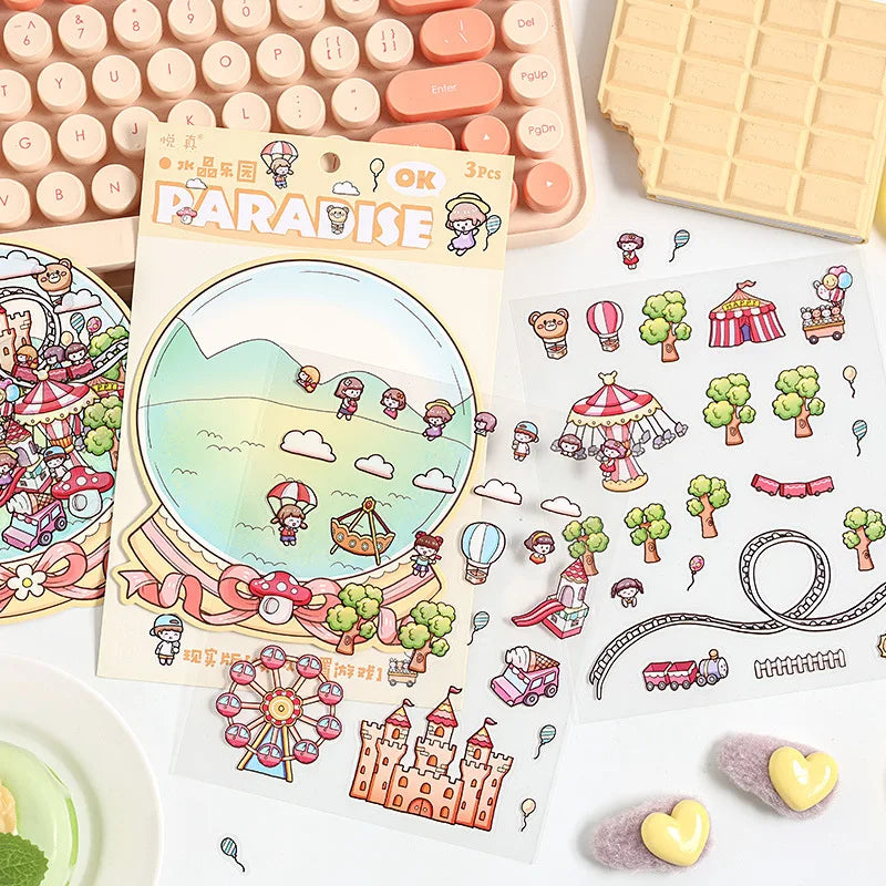 Dreamland 3D Aquascape Sticker Set ATHLEXES