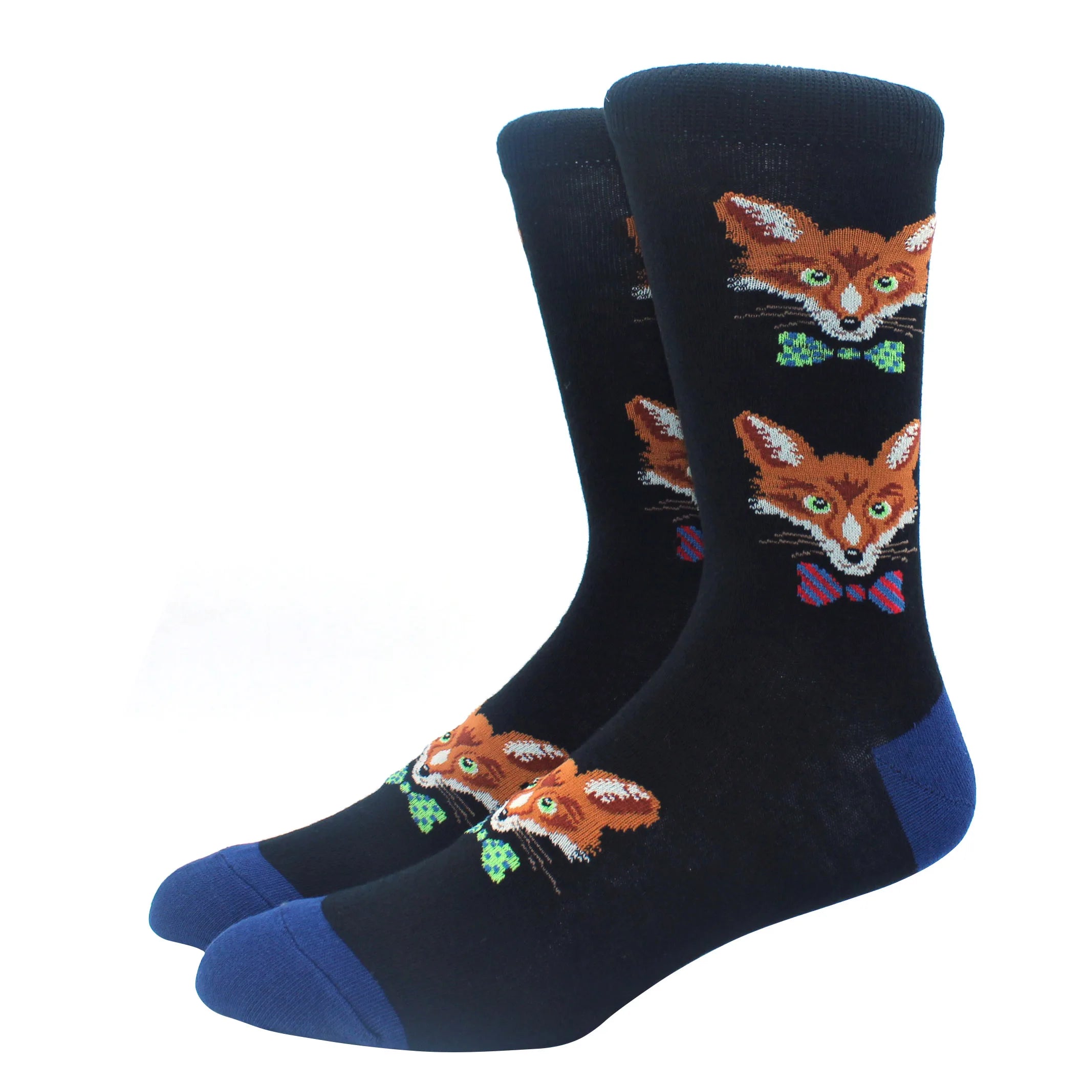 2024 Hiphop Funny Animal Dress Socks for Men - Flamingo & Penguin ATHLEXES