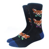 2024 Hiphop Funny Animal Dress Socks for Men - Flamingo & Penguin ATHLEXES