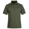 TACVASEN Men's Outdoor Polo Shirt with 2 Zipper Pockets ATHLEXES
