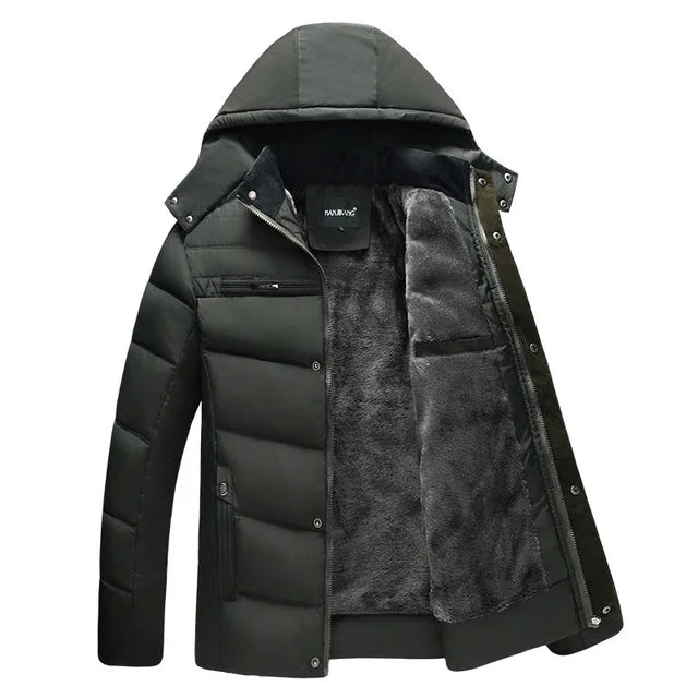 Thick Winter Parka for Men -15 Degree Warm Jacket ATHLEXES