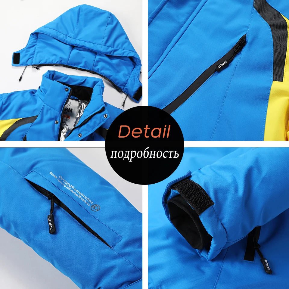 WinterShield Waterproof Fleece Parka for Men ATHLEXES