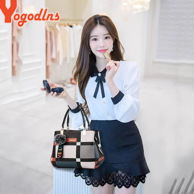 ChicPlaid Luxury Handbag for Women ATHLEXES