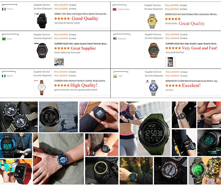 SKMEI Stainless Steel LED Sports Watch ATHLEXES