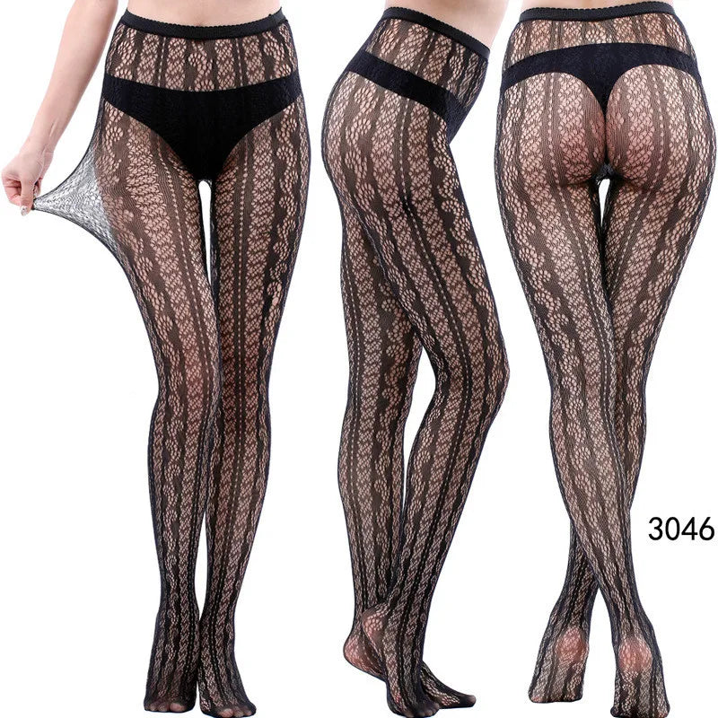 DOIAESKV Plus Size Women Bodystocking Sexy Lingerie Tights ATHLEXES