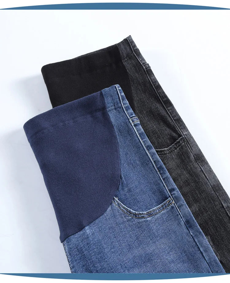 VelvetPlus Maternity Jeans for Comfort & Style ATHLEXES