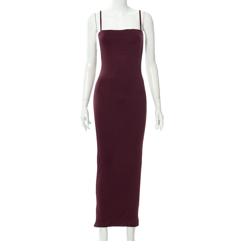 Chic Summer Backless Bodycon Dress ATHLEXES