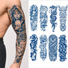 Blue Totem Waterproof Full Arm Tattoo Sleeve ATHLEXES