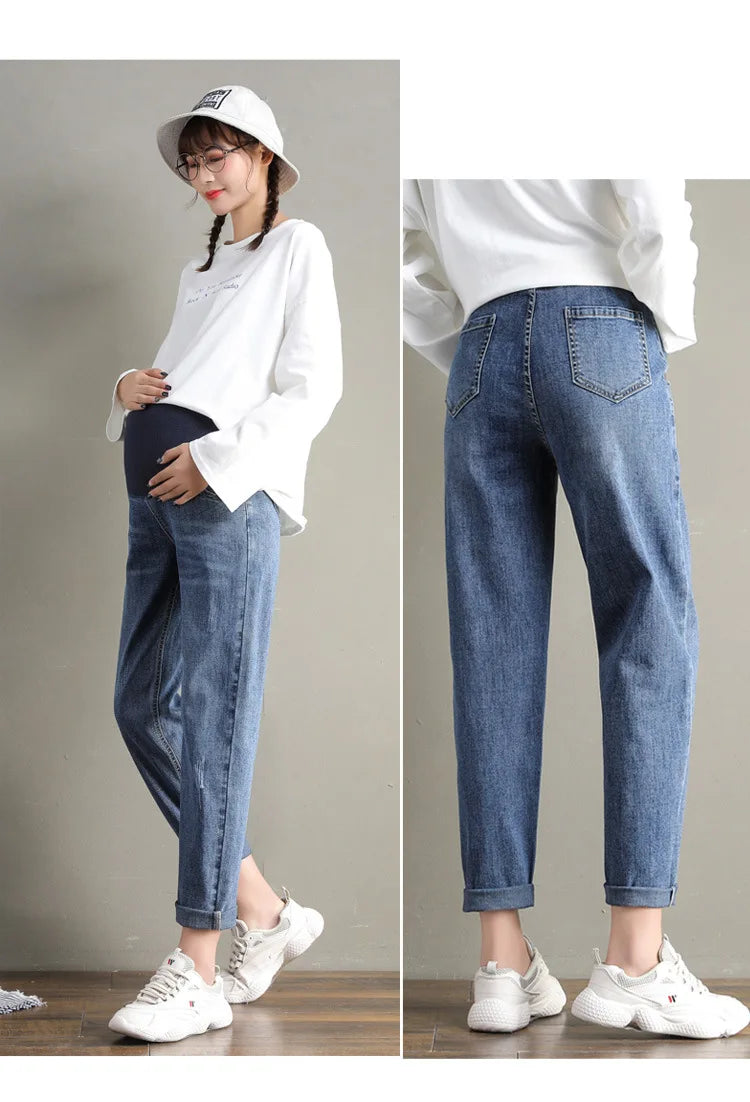 VelvetPlus Maternity Jeans for Comfort & Style ATHLEXES
