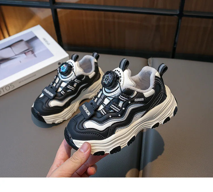 FleeceLined Kids Sneakers with NonSlip Sole ATHLEXES