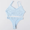 Women Seamless Bra Set High Cut Thong Panties Wire Free Lingerie ATHLEXES