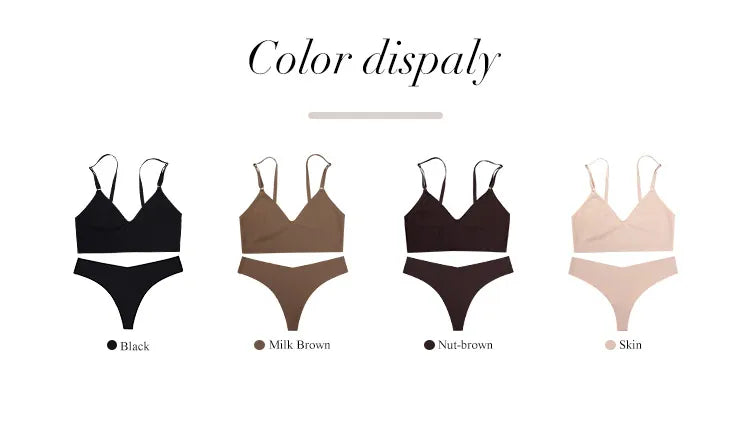 Hot Sale Seamless Bra And Briefs Set Breathable Ice Silk ATHLEXES