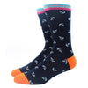 2024 Hiphop Funny Animal Dress Socks for Men - Flamingo & Penguin ATHLEXES