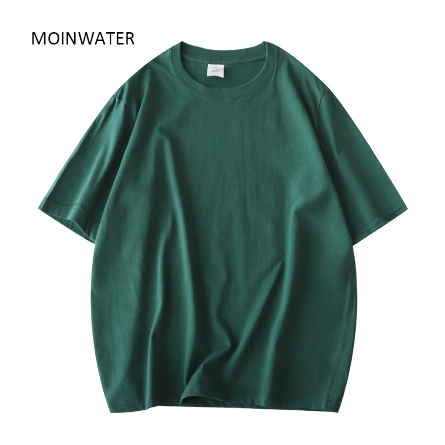 MOINWATER Women's Khaki Cotton Short Sleeve Tee for Summer ATHLEXES