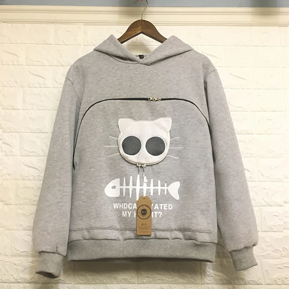 Cat Lovers Hoodie with Kangaroo Pouch ATHLEXES