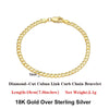 Rinntin 18K Gold Cuban Link Chain Necklace ATHLEXES