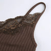 Grunge Chic Lace Trim Crop Top for Women ATHLEXES
