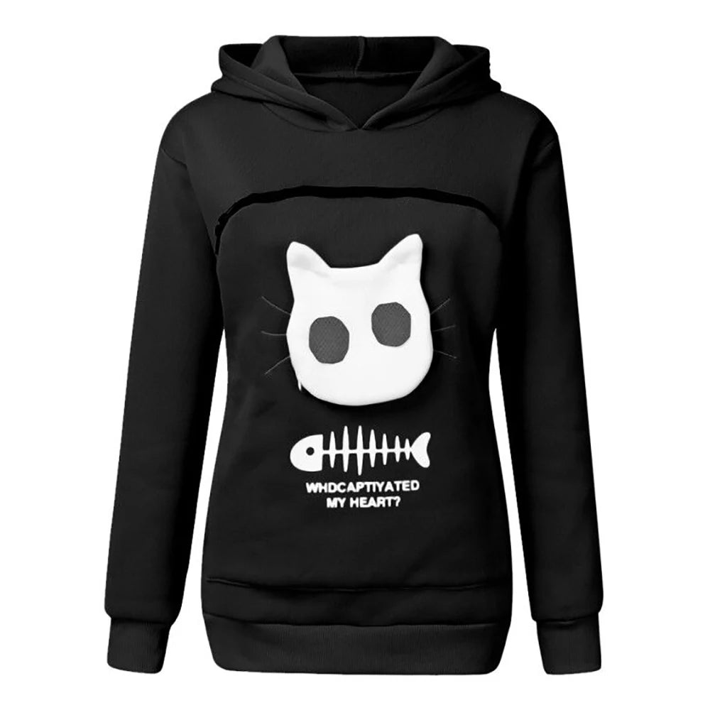 Cat Lovers Hoodie with Kangaroo Pouch ATHLEXES