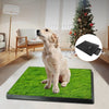 Pet Toilet Litter Box Pad, Potty Training, Synthetic Grass, Mesh Tray for Dogs, Indoor and Outdoor Use, 3 Layers ATHLEXES