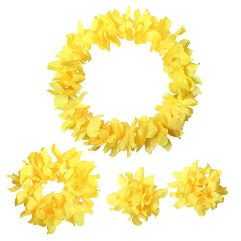 Tropical Hawaii Hula Wreath Set for Festive Decor ATHLEXES