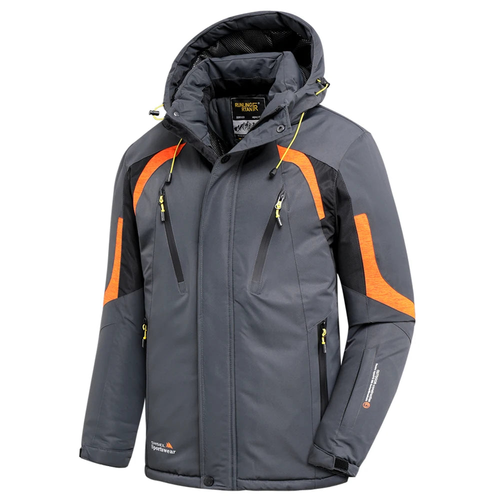 WinterShield Waterproof Fleece Parka for Men ATHLEXES