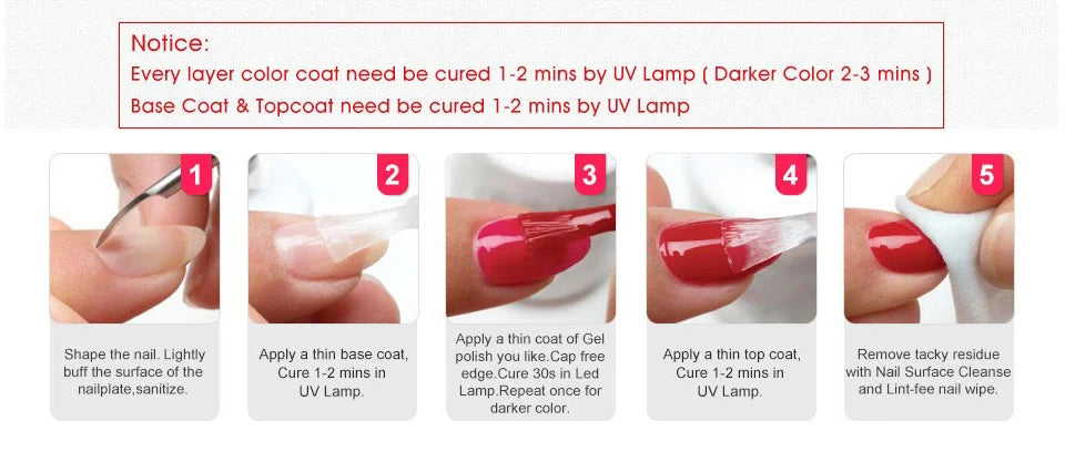 OXXI No Wipe Gel Polish Base and Top Coat Kit ATHLEXES