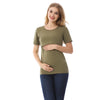 NurtureNest Stylish Nursing T-Shirt for Moms ATHLEXES
