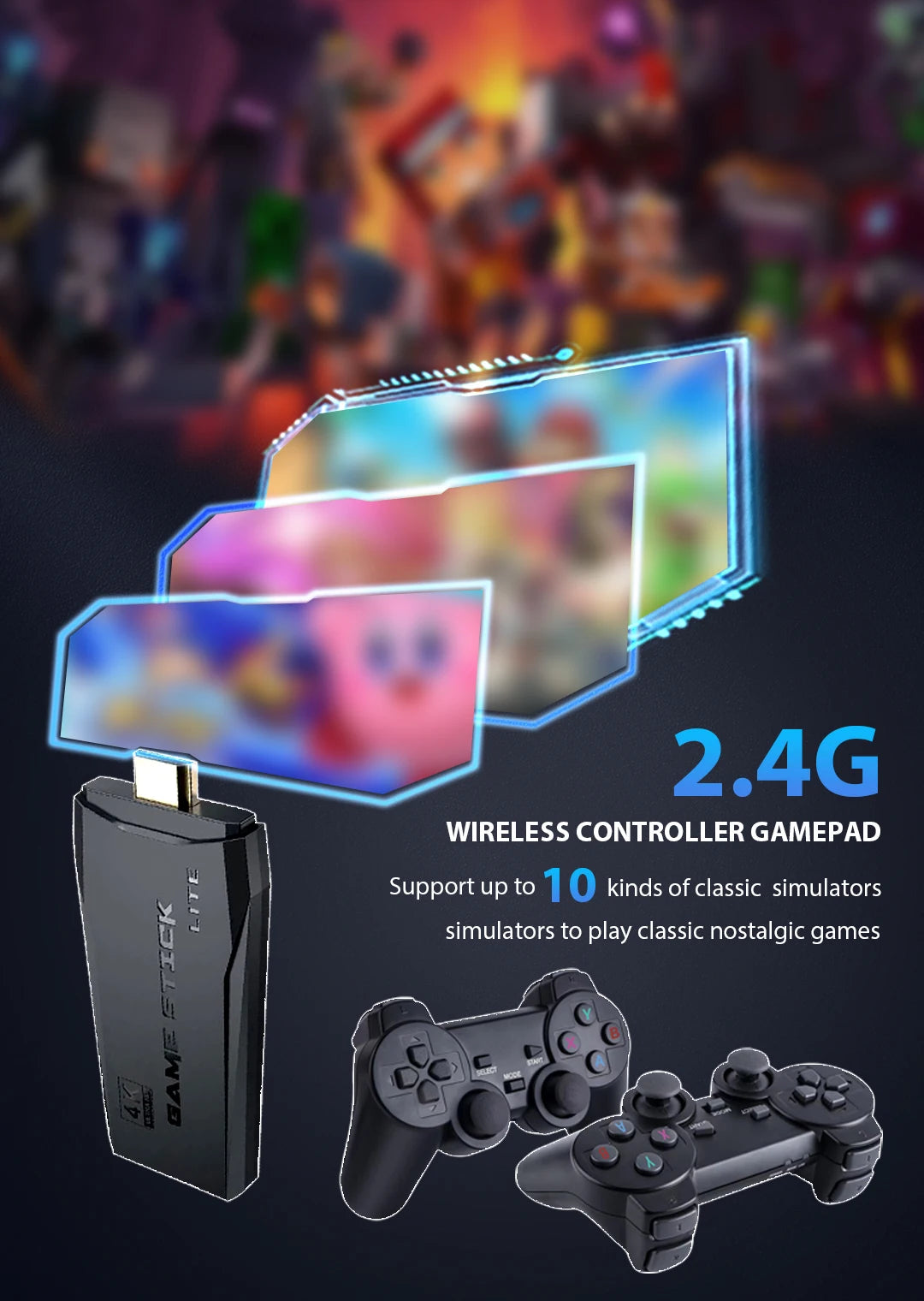 M8 Classic 4K Portable Gaming Console ATHLEXES