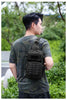 Tactical Sling Shoulder Bags Waterproof Night Reflective Strip Pack EDC Molle Chest Bag 10L Capacity Black ATHLEXES