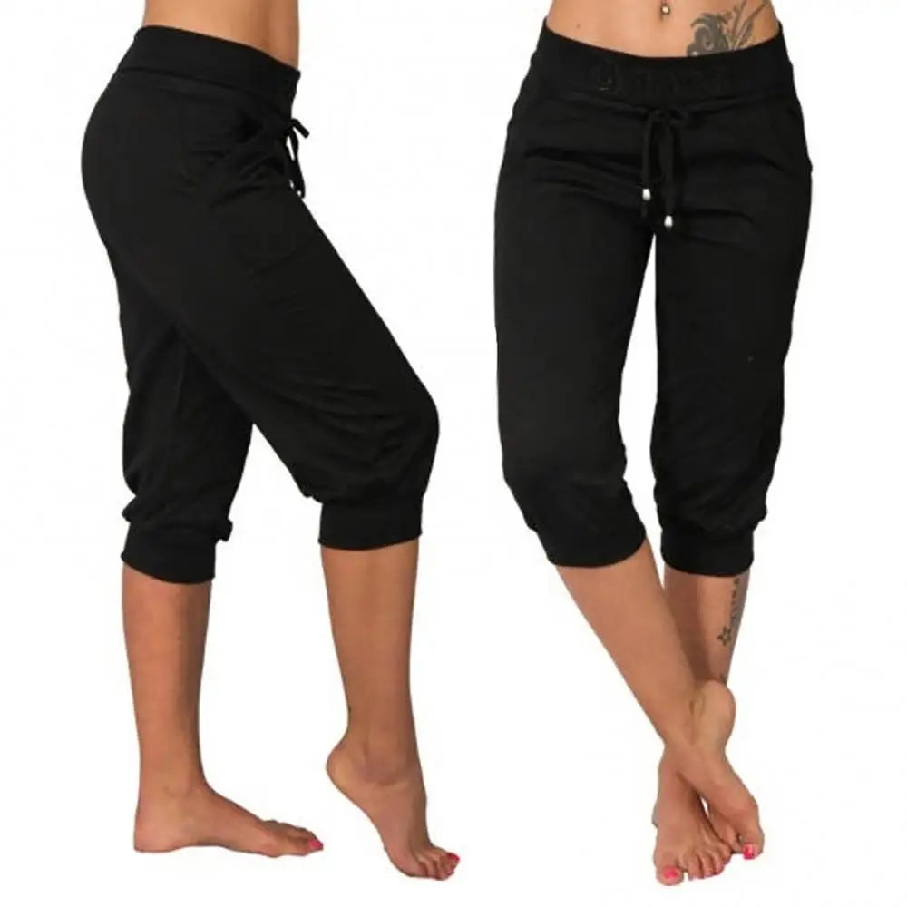 Casual Comfort Women's 3/4 Drawstring Pants ATHLEXES