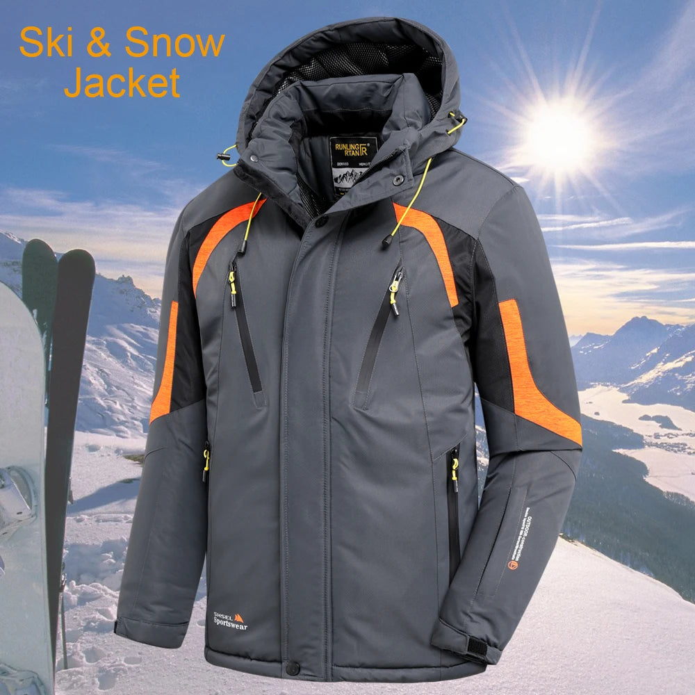 WinterShield Waterproof Fleece Parka for Men ATHLEXES