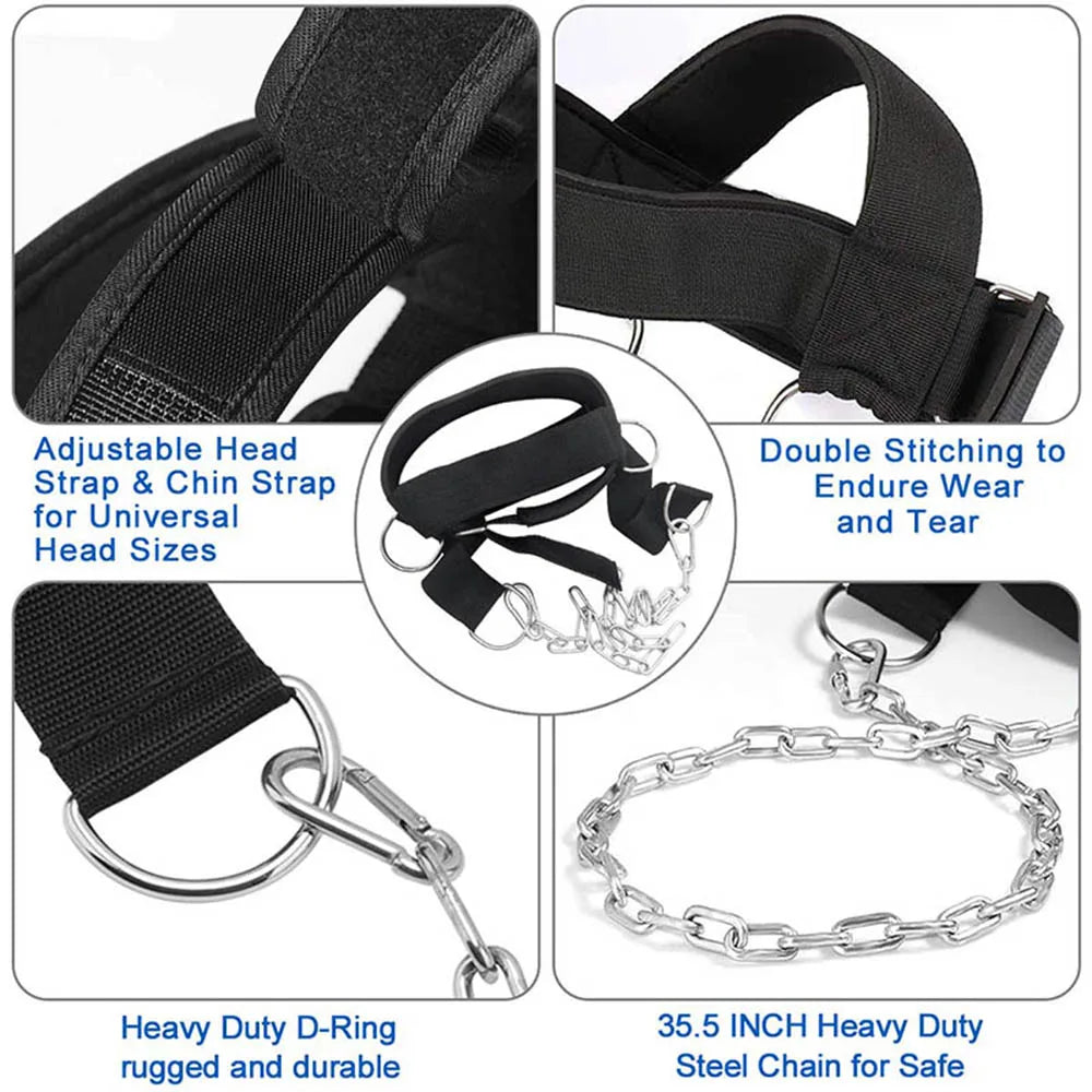 NeckPower Adjustable Training Harness for Strength ATHLEXES
