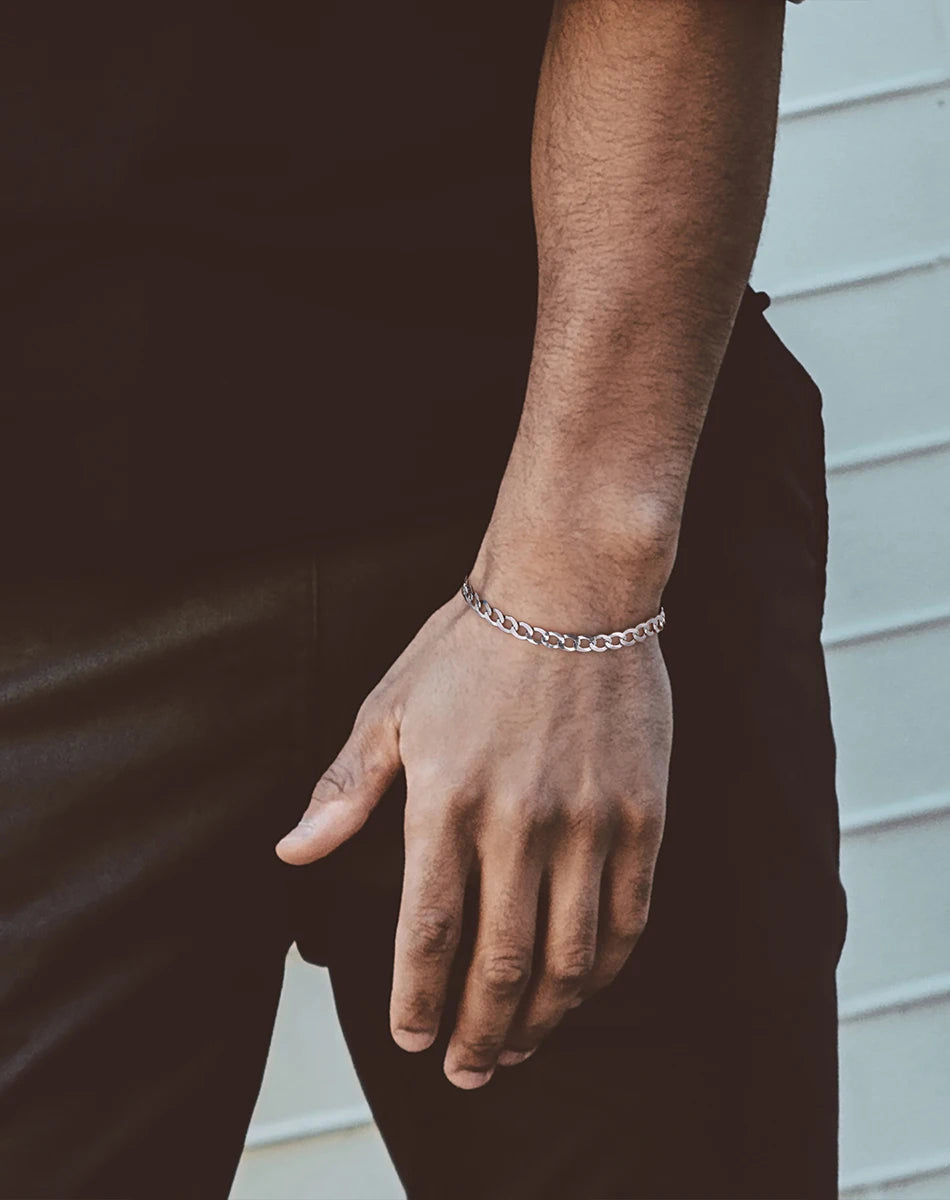 Rinntin 18K Gold Cuban Link Chain Necklace ATHLEXES