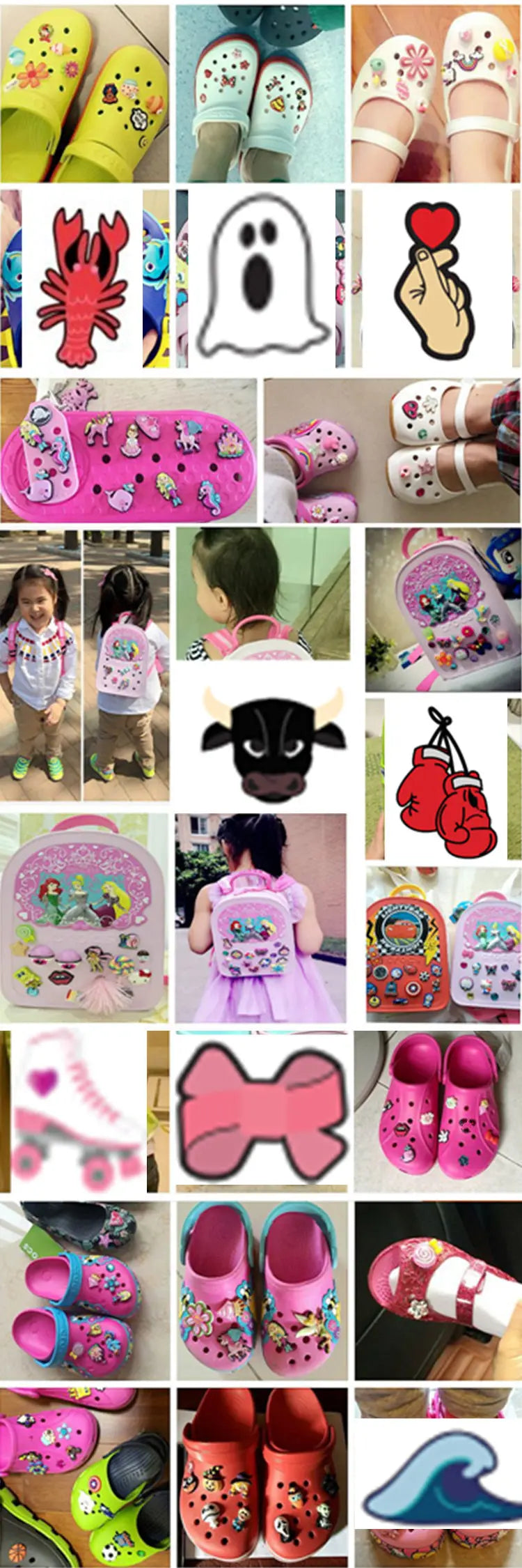 Boxing Champion Style PVC Shoe Charms for Kids Clogs ATHLEXES