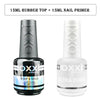 OXXI No Wipe Gel Polish Base and Top Coat Kit ATHLEXES