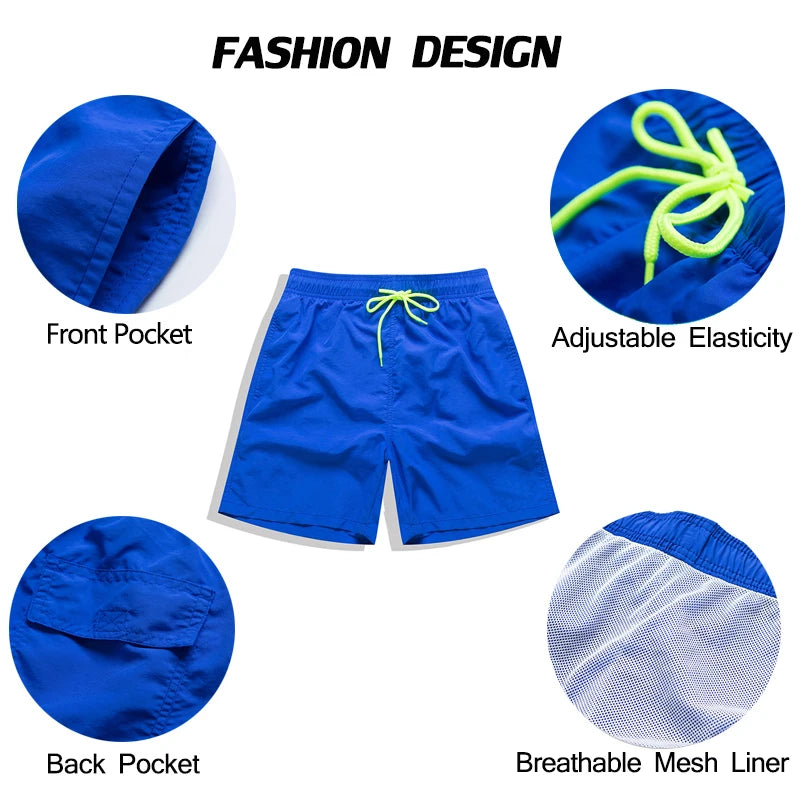 ESCATCH Quick Dry Plus Size Beach Shorts ATHLEXES