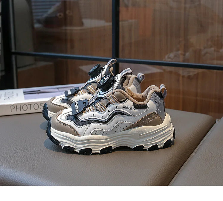FleeceLined Kids Sneakers with NonSlip Sole ATHLEXES