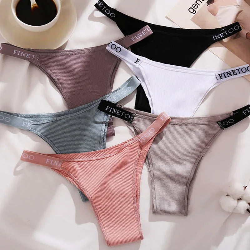3PCS/Set Cotton Panties Briefs Women Underpants Sexy Lingerie ATHLEXES