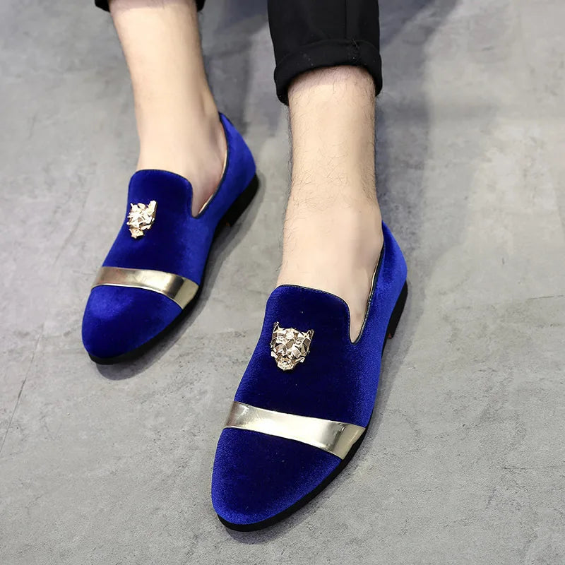 Tiger Gold Elegance Loafers for Men ATHLEXES