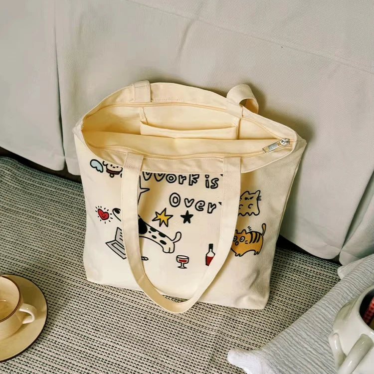ChicCanvas Hand-Painted Commuter Bag ATHLEXES