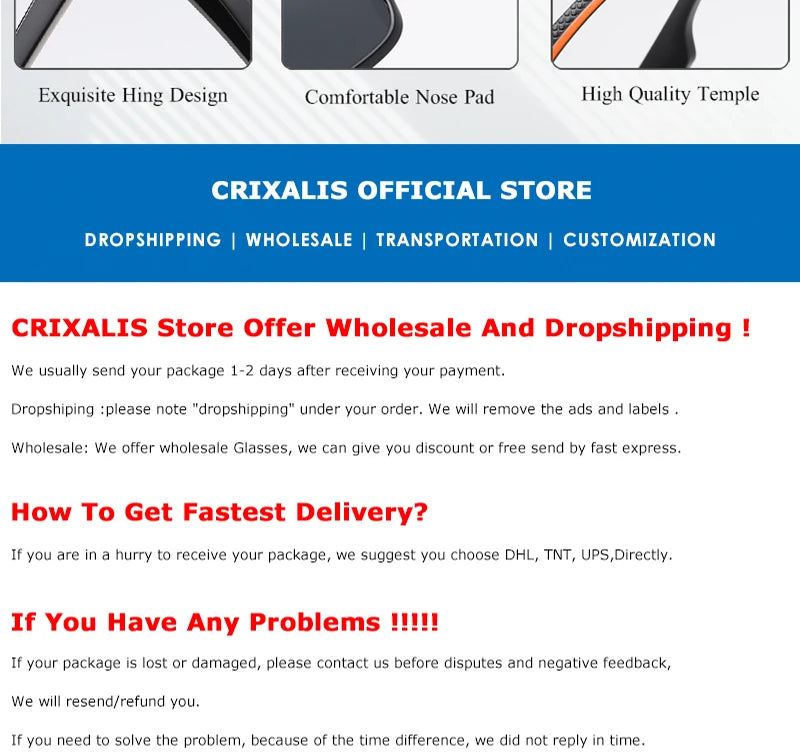 Crixalis Men's Polarized Square Sunglasses ATHLEXES