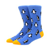 2024 Hiphop Funny Animal Dress Socks for Men - Flamingo & Penguin ATHLEXES