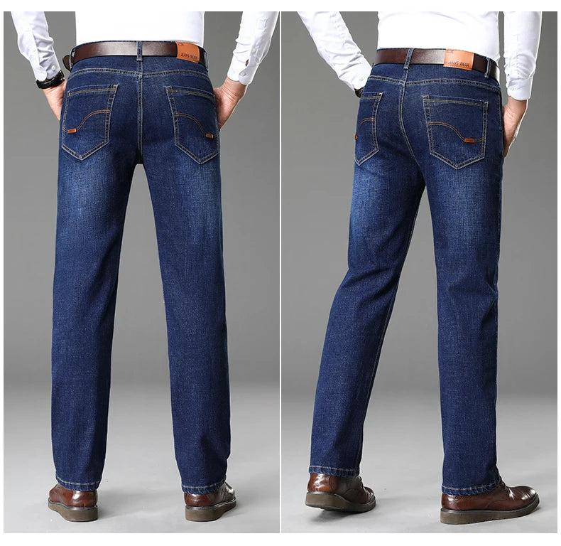 Blue Comfort Stretch Jeans for Men ATHLEXES
