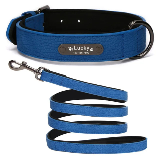 Custom Luxury Personalized Leather Dog Collar ATHLEXES