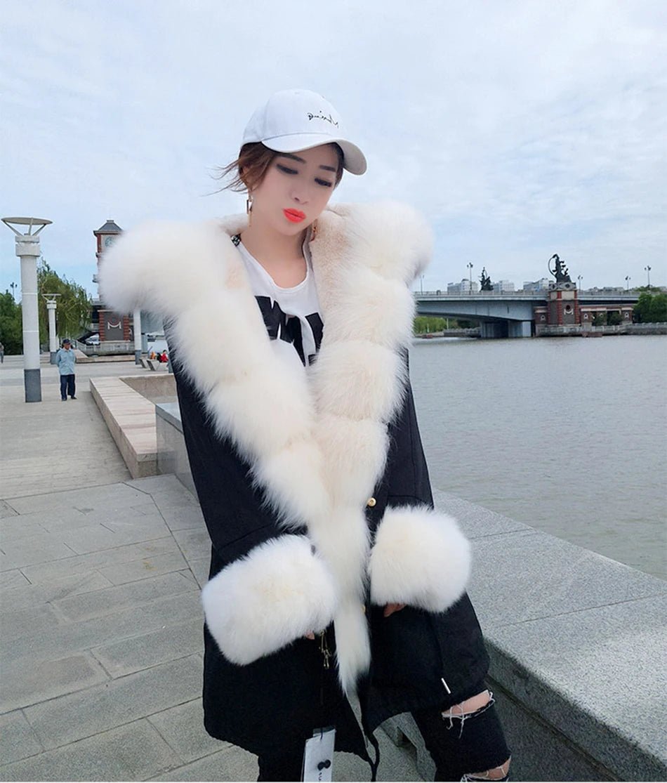 Luxury Women’s Real Fur Parka ATHLEXES