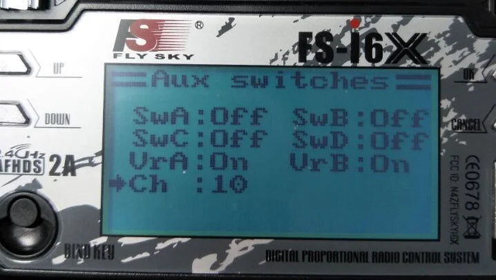 FLYSKY FS-i6X 10CH RC Transmitter & Receiver Set ATHLEXES