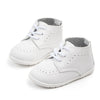 Meckior Retro Leather Baby Shoes with Anti-Slip Rubber Sole ATHLEXES